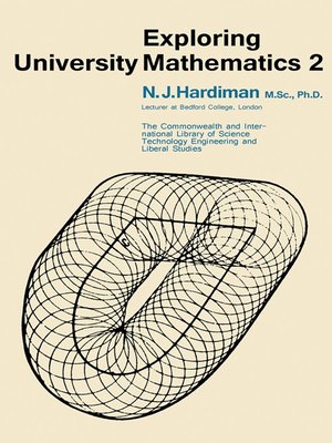 cover image of Exploring University Mathematics 2